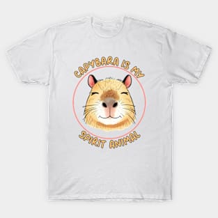 Capybara Is My Spirit Animal T-Shirt